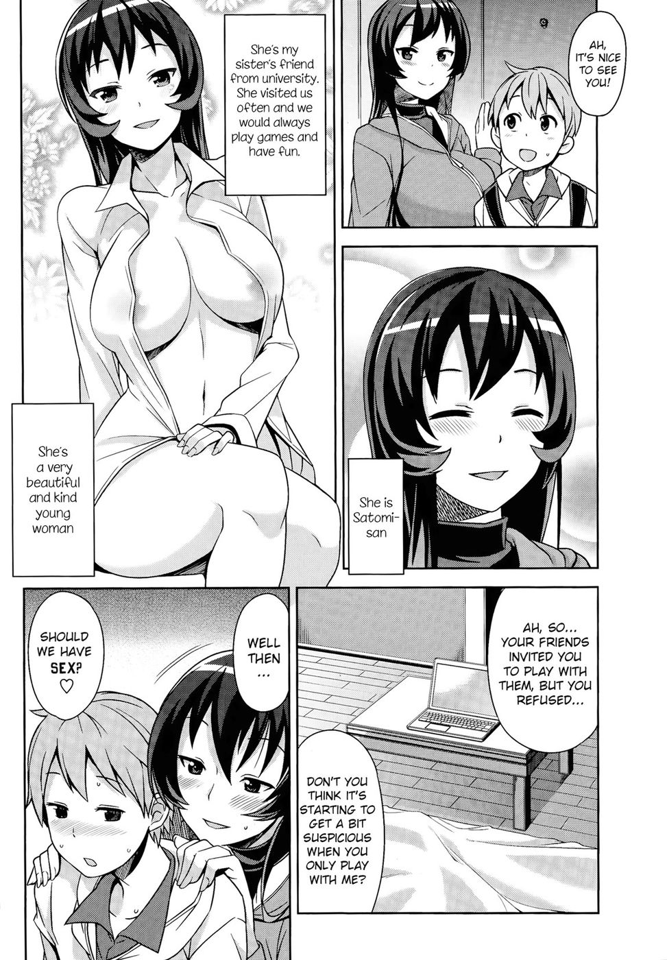 Hentai Manga Comic-Me and onee-san's secret-Read-2
